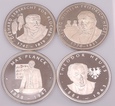 Zestaw medali Niemcy: 4 x 20 g Ag999 Hegel, Planck, Heuss