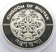 Moneta srebrna Bhutan IO 1996 Koszykówka 31,32 Ag925