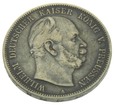 Srebrna moneta 5 marek  II Rzesza Prusy Cesarz Wilhelm