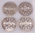 Zestaw medali Europa: 4 x 20 g Ag999