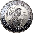 Australia, 2 dolary 1992, Kookaburra, 2 uncje srebra