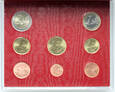 Watykan, Benedykt XVI, Zestaw monet od 1 centa do 2 euro, 2008