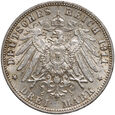 Niemcy, Hamburg, 3 marki 1911 J