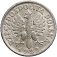 Polska, II RP, 1 złoty 1925, Londyn, Żniwiarka