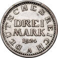 Niemcy, 3 marki 1924 A