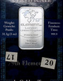 Sztabka srebra, 31,1 g Ag999, 79th Element, uncja