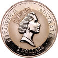 Australia, 2 dolary 1995, Kookaburra, 2 uncje srebra