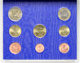Watykan, Benedykt XVI, Zestaw monet od 1 centa do 2 euro, 2007
