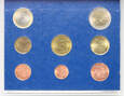 Watykan, Jan Paweł II, Zestaw monet od 1 centa do 2 euro, 2002