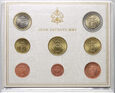 Watykan, Sede Vacante, Zestaw monet od 1 centa do 2 euro, 2005