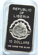 10 dolarów Liberia Hong Kong returns to China 1997 - ALEGAN