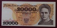 20000 ZŁ MARIA SKŁODOWSKA - CURIE 1989 SER. F