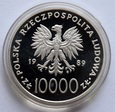 10000 ZŁ JAN PAWEŁ II 1989 KRATKA