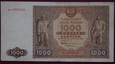 1000 ZŁOTYCH 1946 SER. Bw.