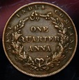 1/4 Anna 1858 - Indie