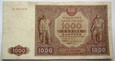 1000 zł 1946, seria AA 0374908, RZADKI