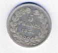 5 FRANKÓW 1834 FRANCJA-NANTES