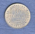 10 Centimos - bronze 1873 REPUBLIKA ANDORRA - SUPER RZADKOŚĆ