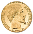 Francja Napoleon III 20 franków 1858 Paryż st.2 