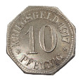 Niemcy kriegsgeld 10 fenigów Wiesbaden 1917 st.1