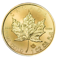 Kanada Elżbieta II 50 dolarów 2016 uncja Au st.1