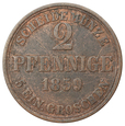  Niemcy Braunschweig 2 fenigi 1859 st.3-