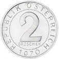 Austria 2 groschen grosze 1970 mennicza mennicze LUSTRZANKA