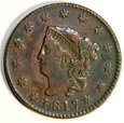 1 CENT USA 1817 13 STARS