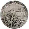 20 zł, 2002, Zamek w Malborku, Ag 925, Nr_9254