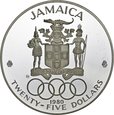 Jamajka, 25 dolarów 1980, srebro_Nr 8978 