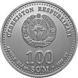 Uzbekistan, 100 som 1999, srebro Ag 999, Nr_8686