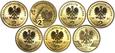 zestaw 7 monet, 2 zł 2002: Żółw błotny, August II Mocny, Nr_9206