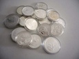 zestaw 17 srebrnych monet srebro inwestycyjne