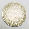 KANADA Nowa Fundlandia 20 cents 1899