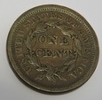 USA 1 cent 1852