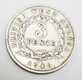 BRITISH WEST AFRICA 3 pence 1946
