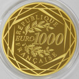 Francja 1000 EURO 2017 Marianne Liberté złoto 