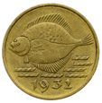 WOLNE MIASTO GDAŃSK - 5 pfennig 1932 - flądra
