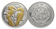 Liberia, 10 dolarów 2006 z brylantami, Dzioborożec