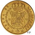 Hiszpania, 80 reali Isabel 1847 r.