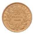 Francja, 20 Franków 1860 r.