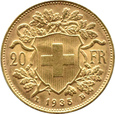 SZWAJCARIA - 20 franków 1935 LB - BERNO