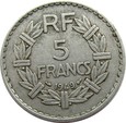FRANCJA - 5 FRANKÓW 1949 PARYŻ