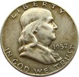 USA - FRANKLIN 1/2 DOLLARA 1957D