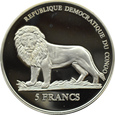 Kongo, 5 franków 2006 - Gwardia Szwajcarska - UNC
