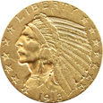USA, Indianin, 5 dolarów 1913, Filadelfia