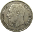 BELGIA - 5  FRANKÓW 1873