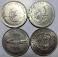 RPA - zestaw dużych srebrnych monet - 4 sztuki 