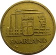 Niemcy - Saarland - 20 franków 1954