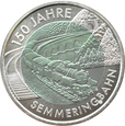 AUSTRIA, 25 euro 2004, Linia Kolejowa Semmering, UNC